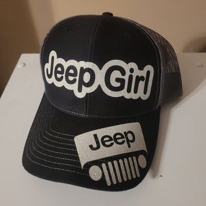 Jeep girl trucker hat